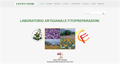 Desktop Screenshot of cento-fiori.it